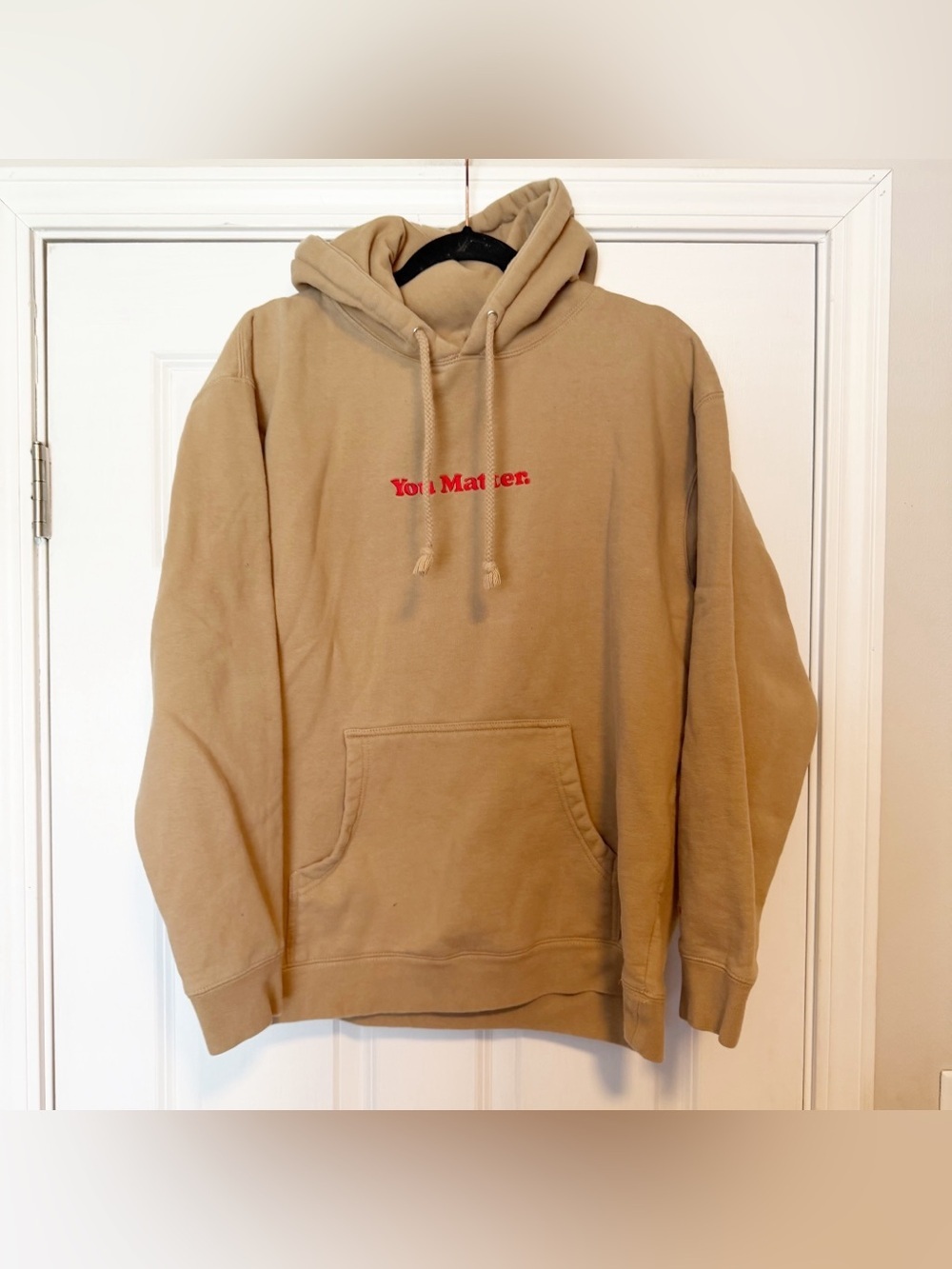 You Matter embroidered hoodie by Demetrius Harmon